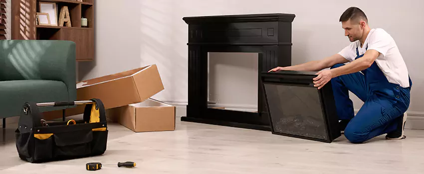 Old Rusted Metal Fireplace Repair And Replacement in Cambridge, ON